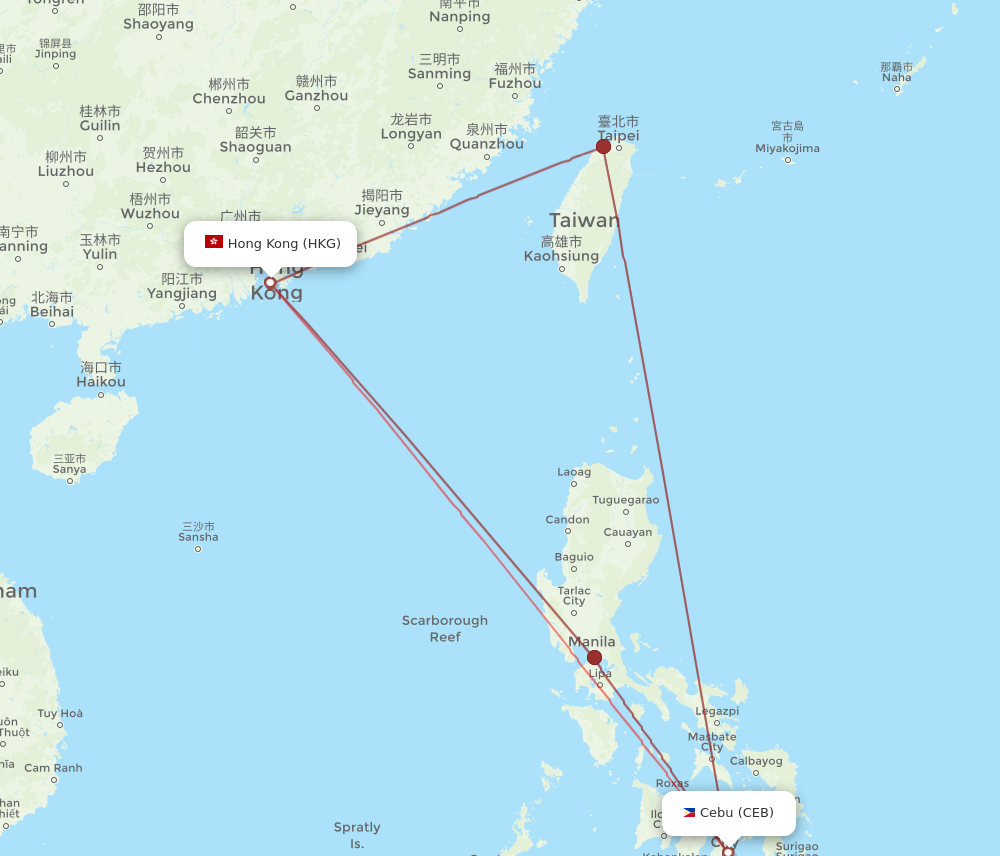 cebu to hong kong round trip