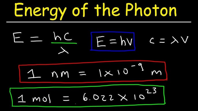 calculate the wavelength of a photon