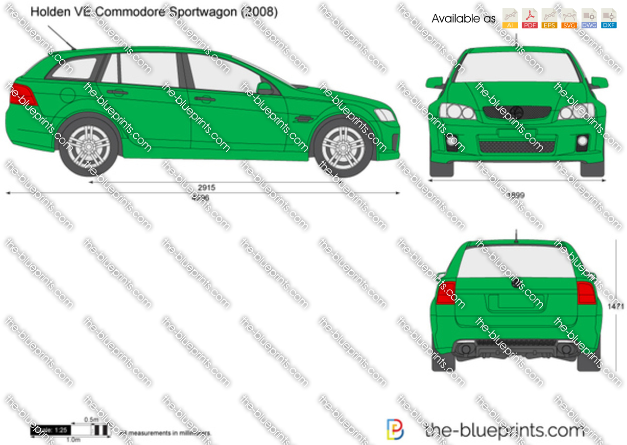 ve commodore dimensions