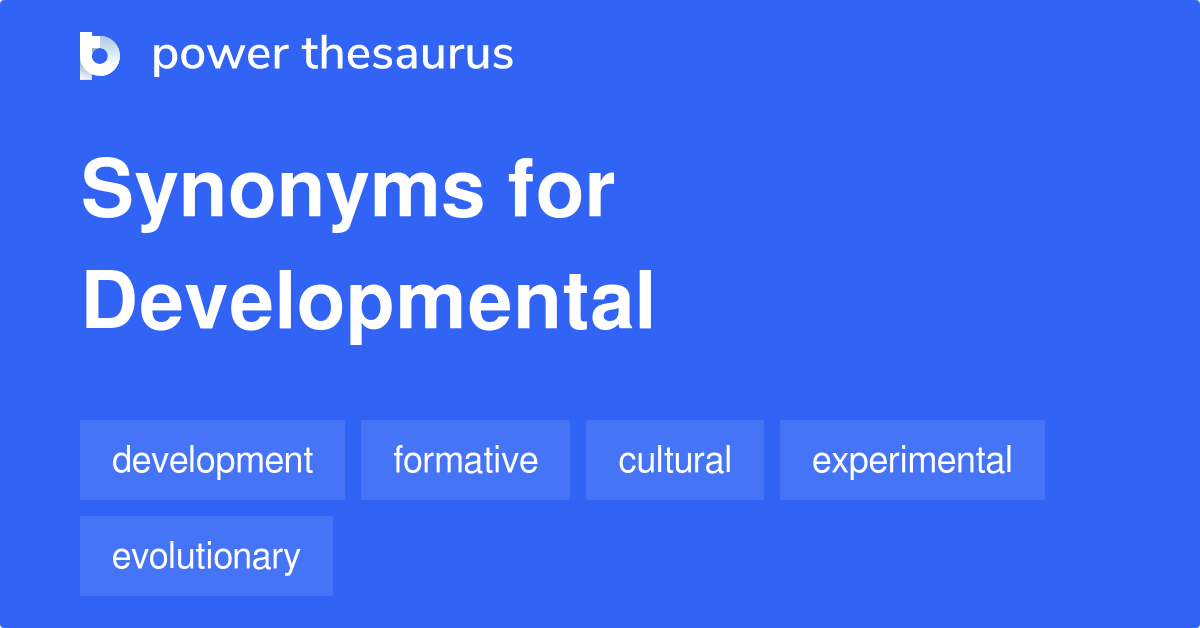 developmental synonym