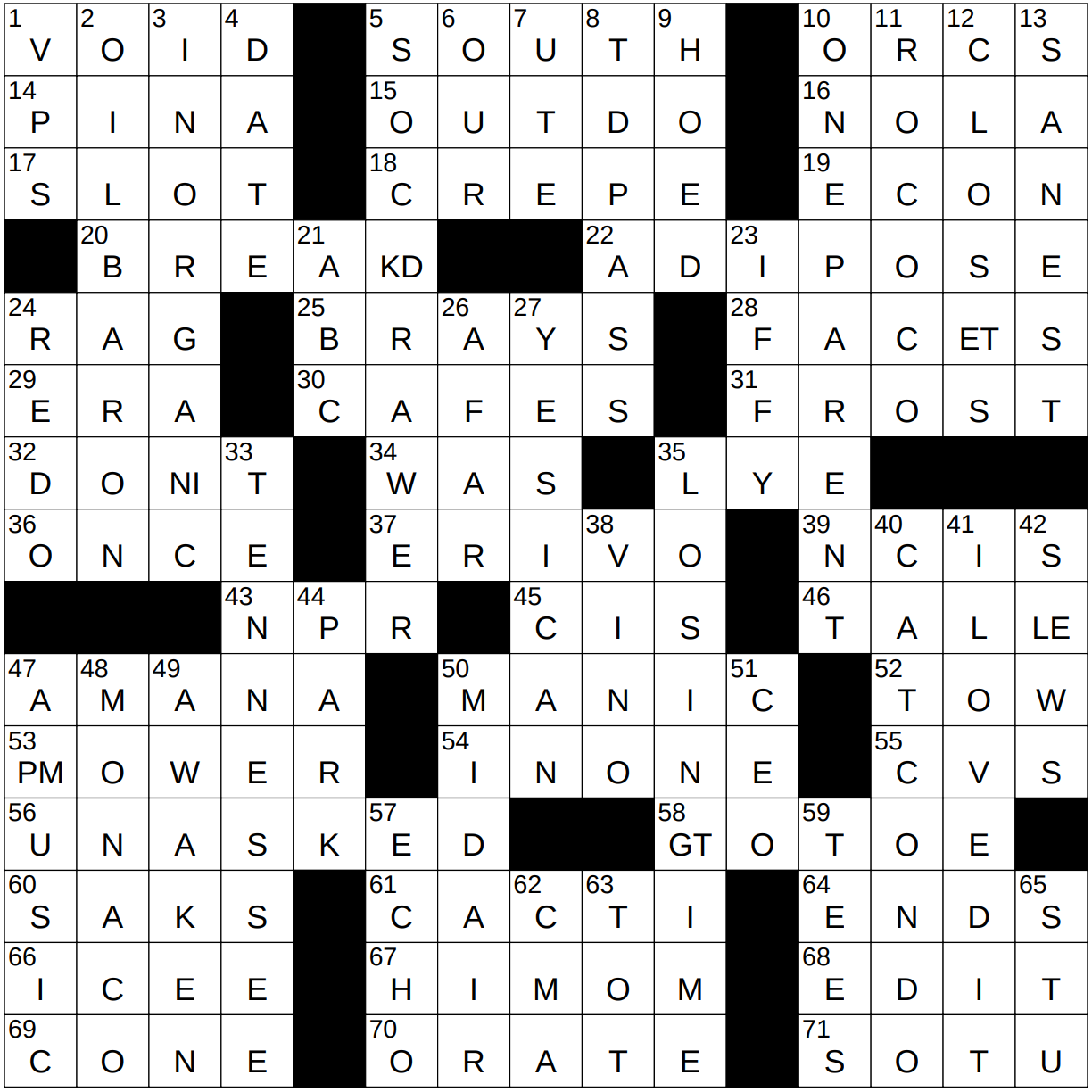 skilled craftsman crossword clue