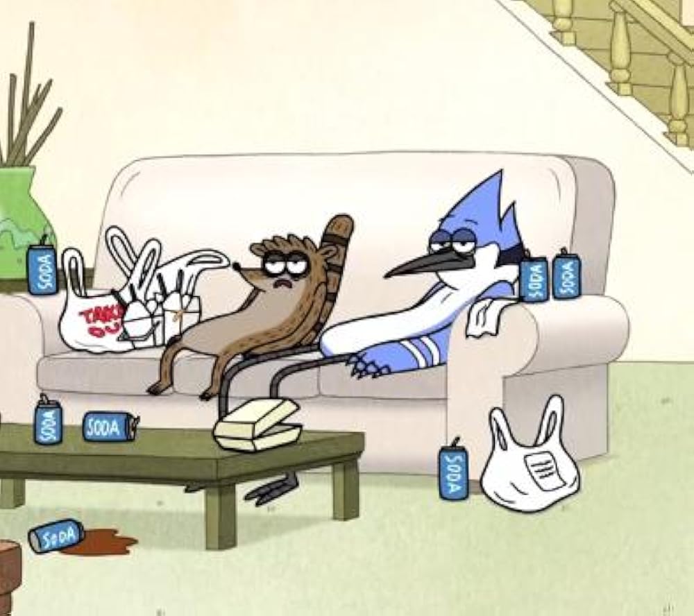 regular show couch