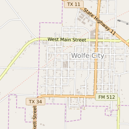 wolfe city tx zip code