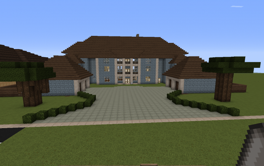 minecraft clay house