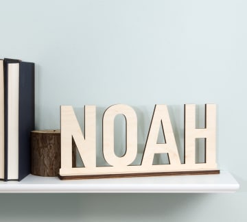 wooden letter names