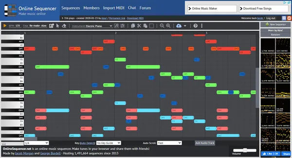 online music sequencer