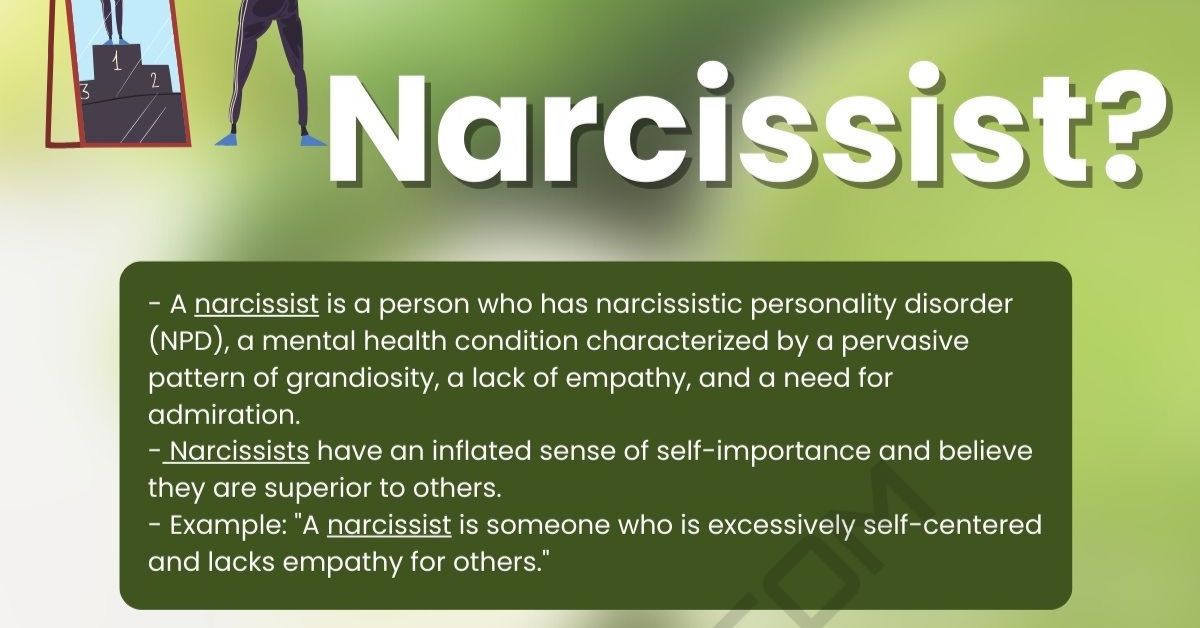 narcissist meaning in telugu