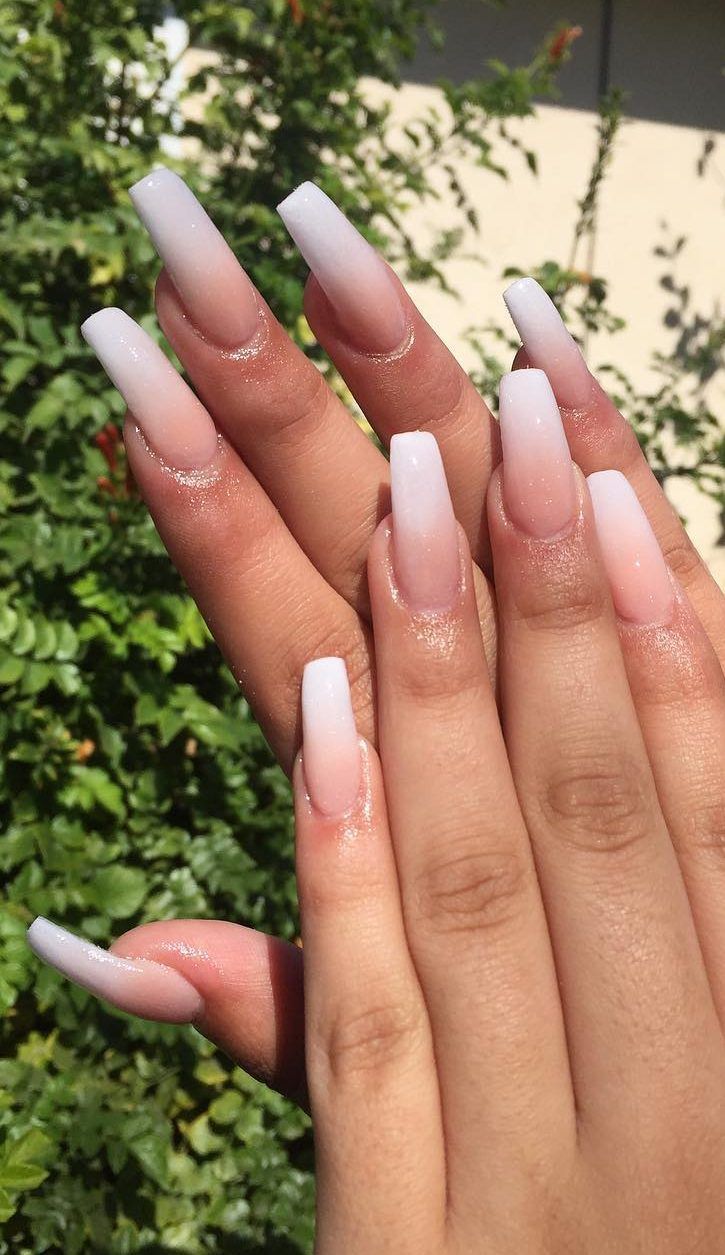 plain cute nails