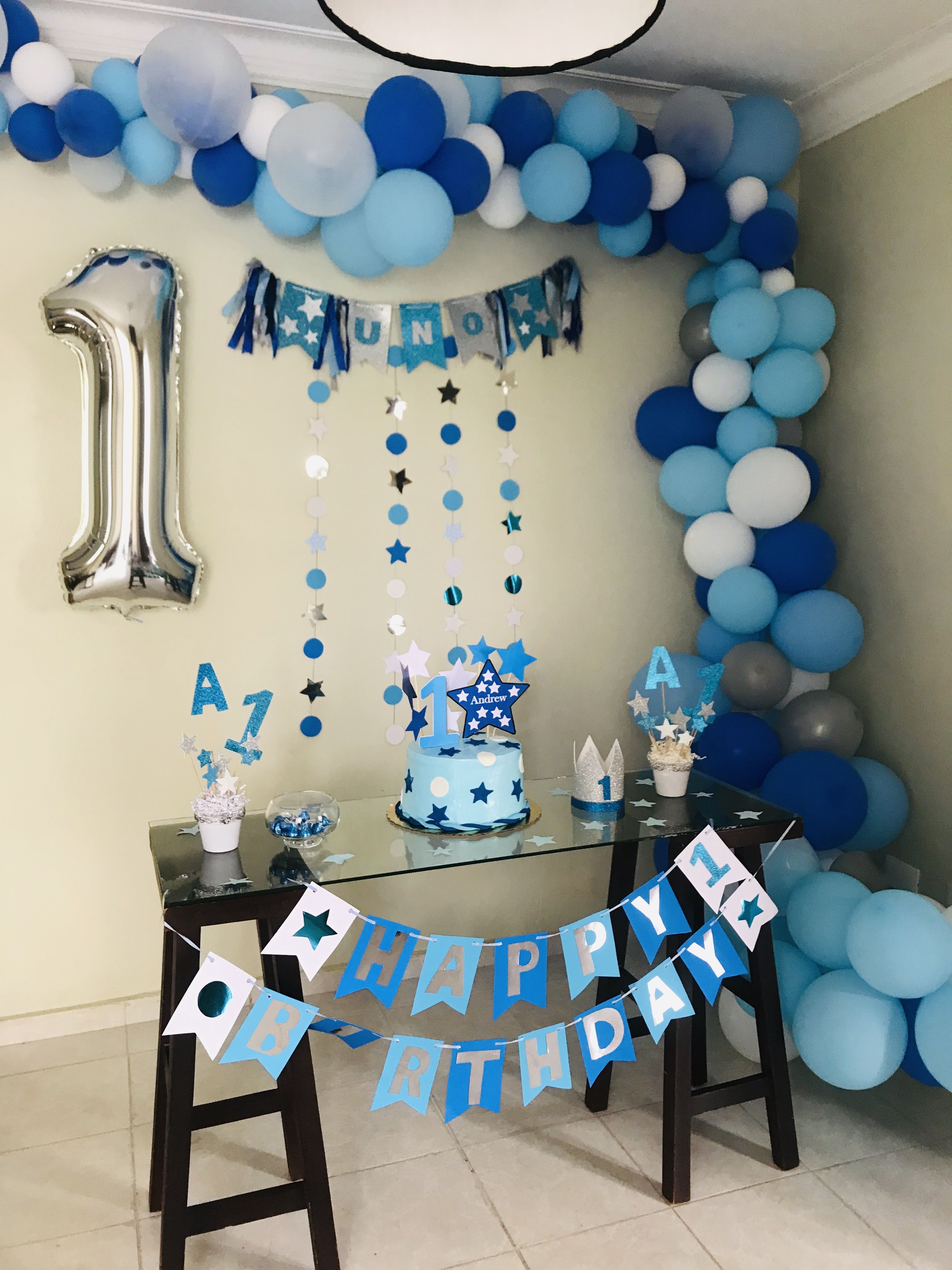 birthday decorations for 1 year old boy