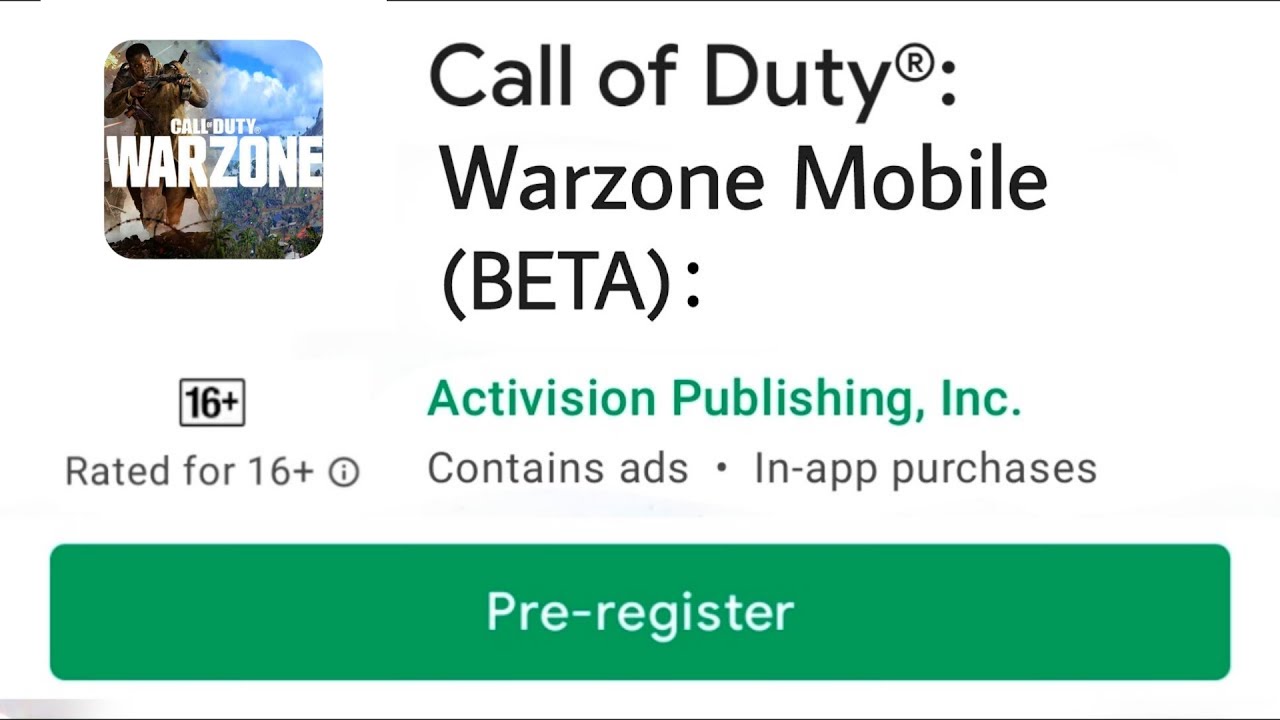 warzone mobile beta