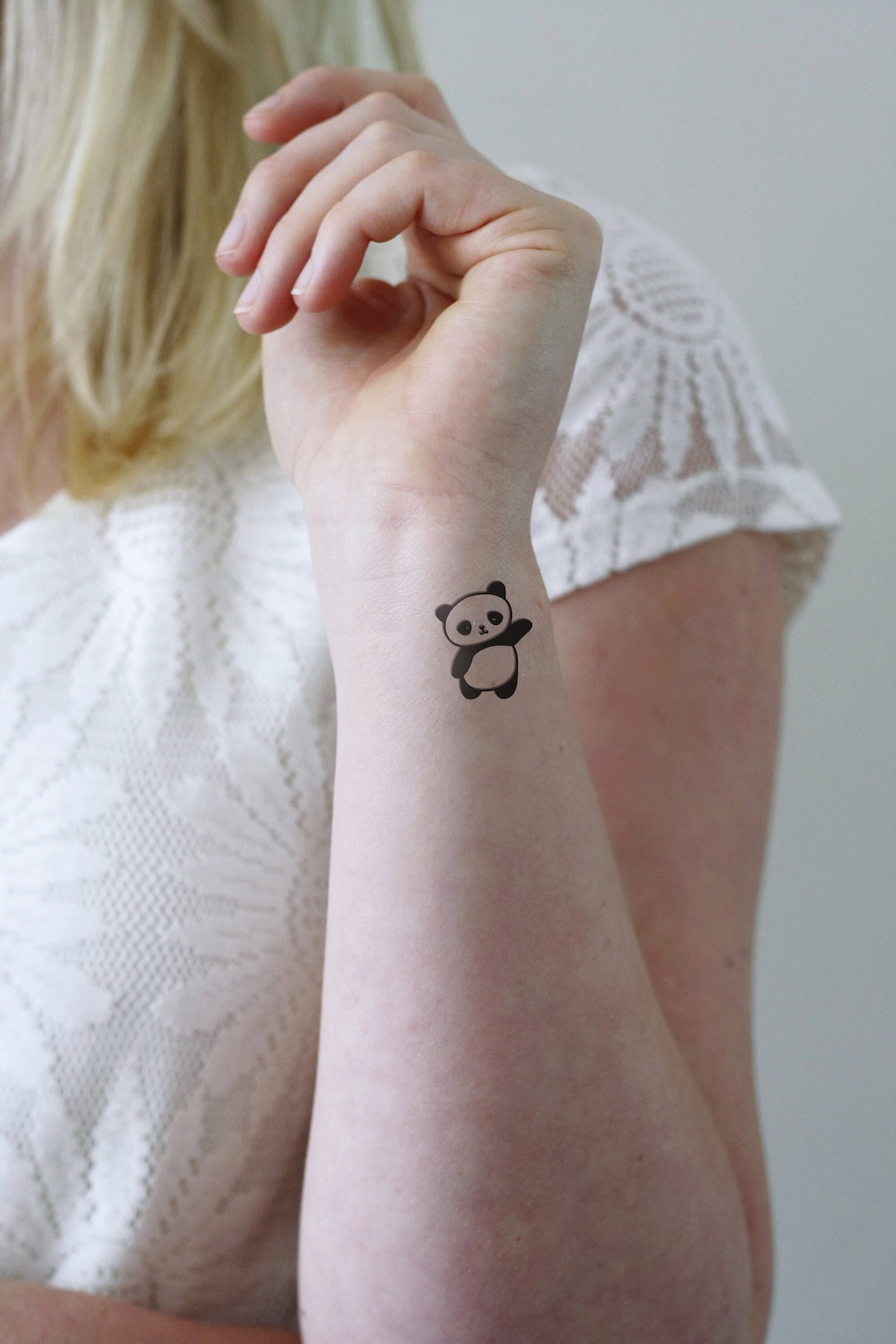 cute panda tattoo