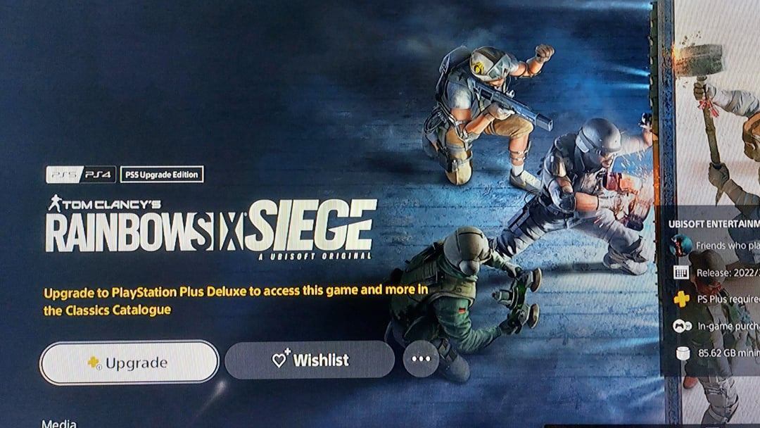 is ps plus required for rainbow six siege