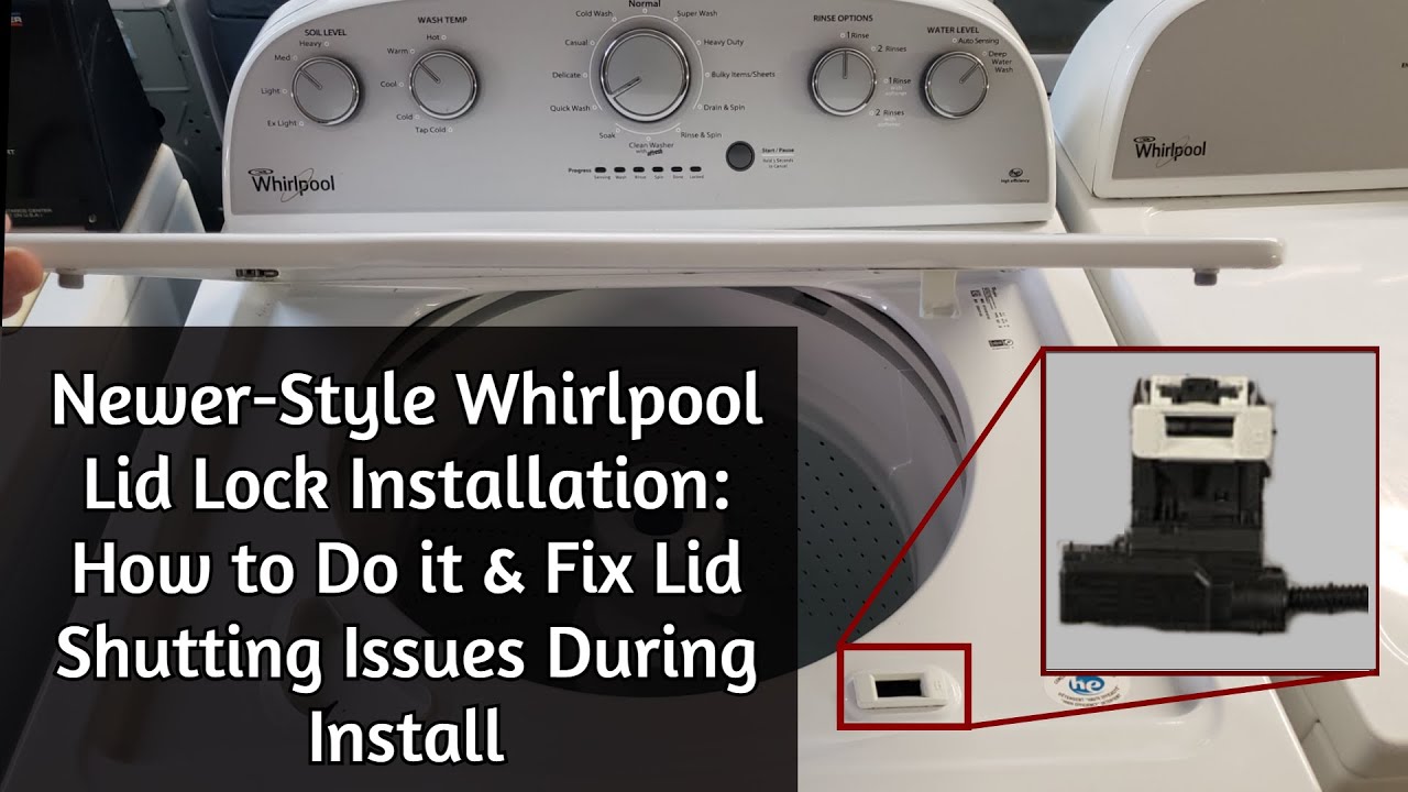 whirlpool washer locking mechanism