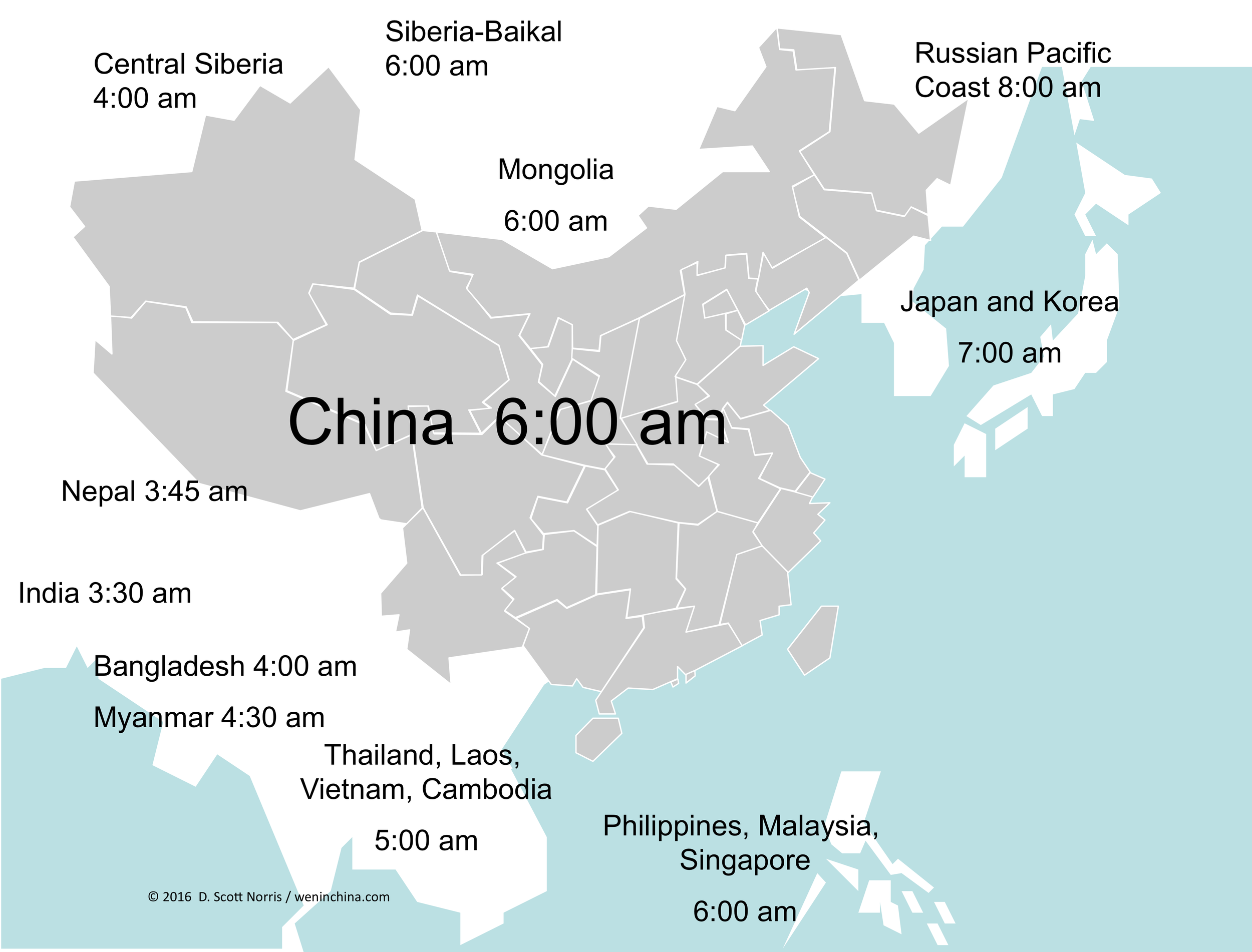 time zone in china