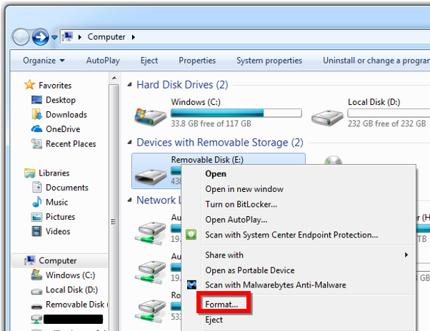 kenwood usb format