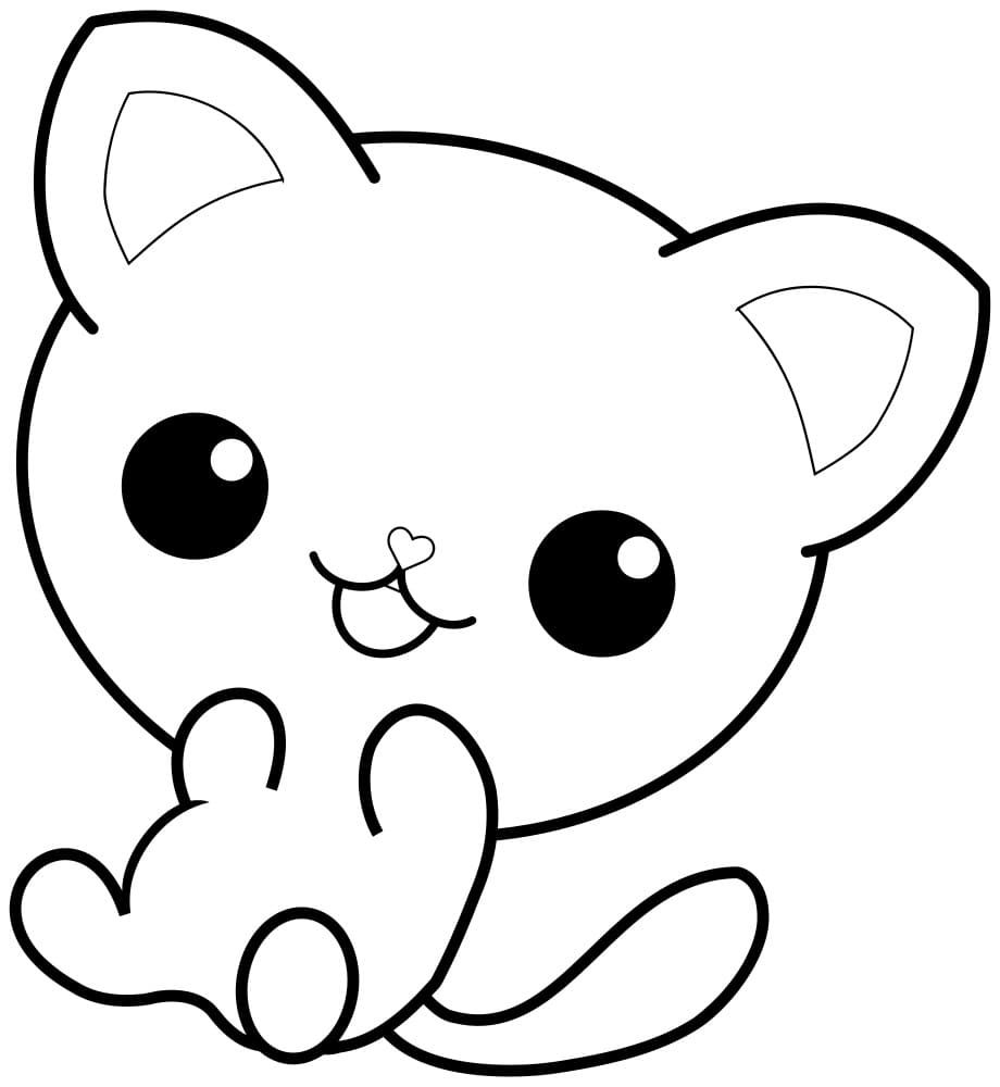 dibujos de animales kawaii para colorear e imprimir