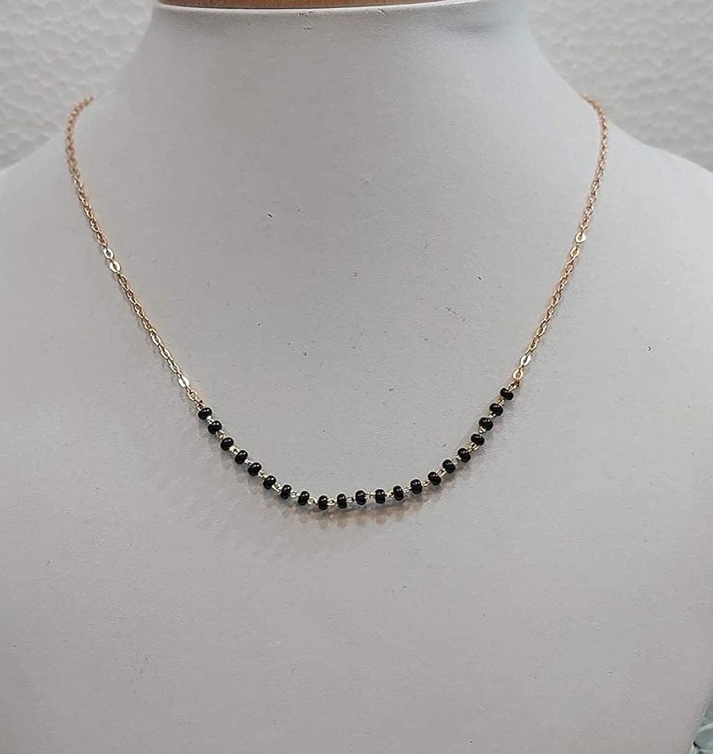 half mangalsutra design