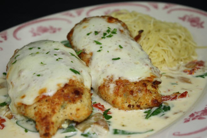 chicken florentine maggianos