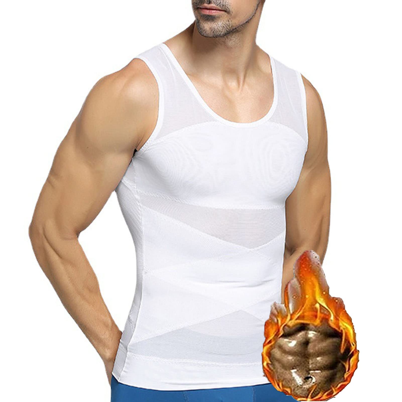 mens shapewear tank