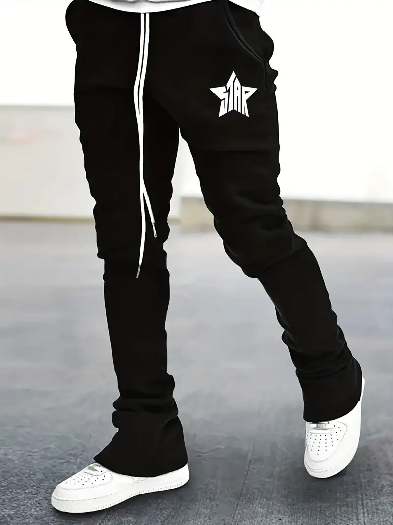 flared joggers men