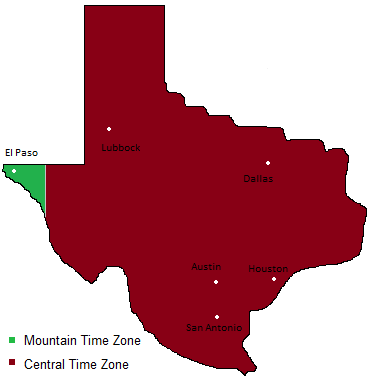 lubbock tx time zone