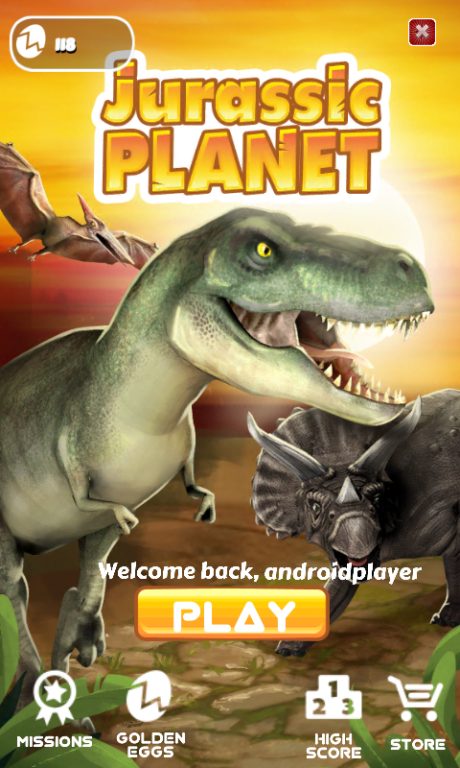 planet dinosaur game