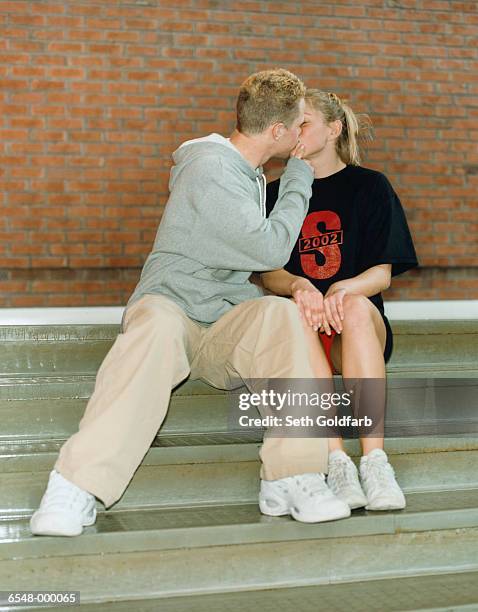 school girls kissing