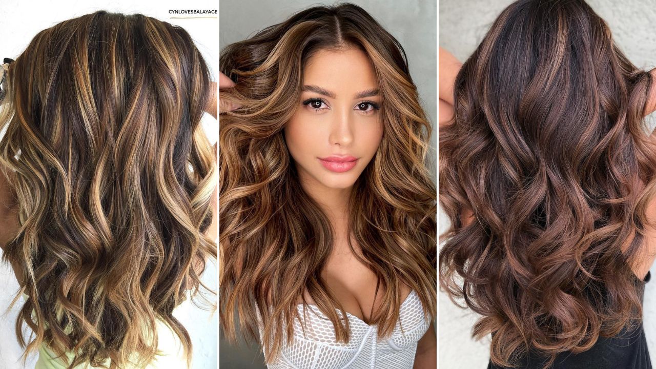 blonde highlights with brown hair