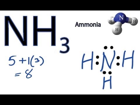 ammonia lewis dot structure