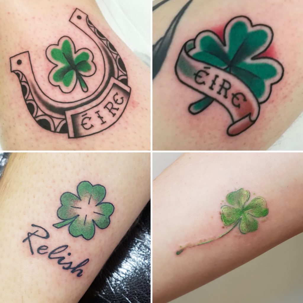 irish shamrock tattoo