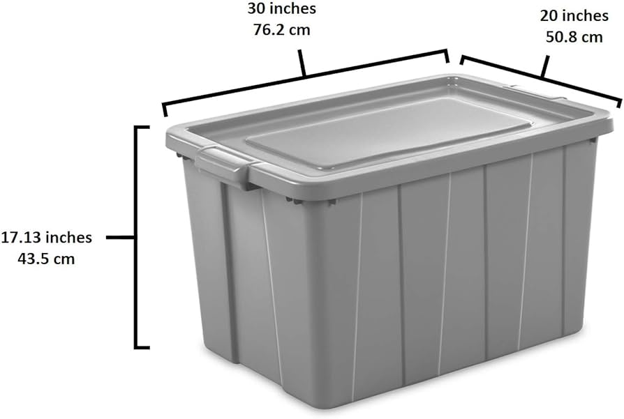 30 gallon storage bin