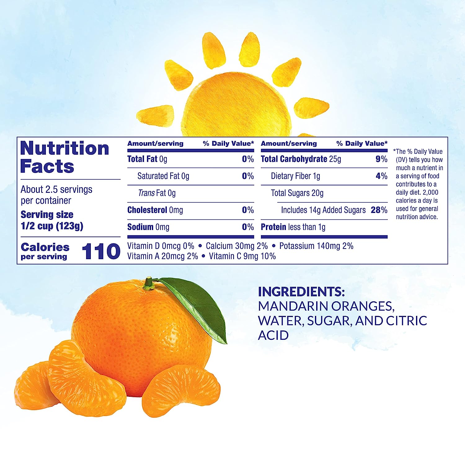 small mandarin orange calories