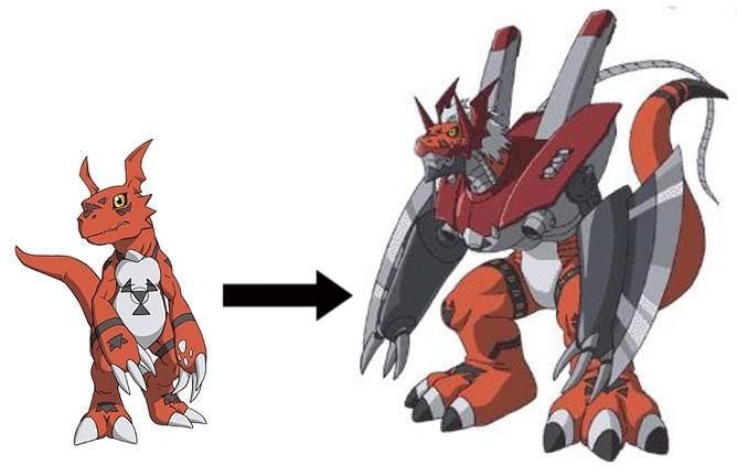 digimon evolve