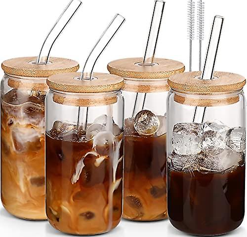 iced coffee cups with lids and straws