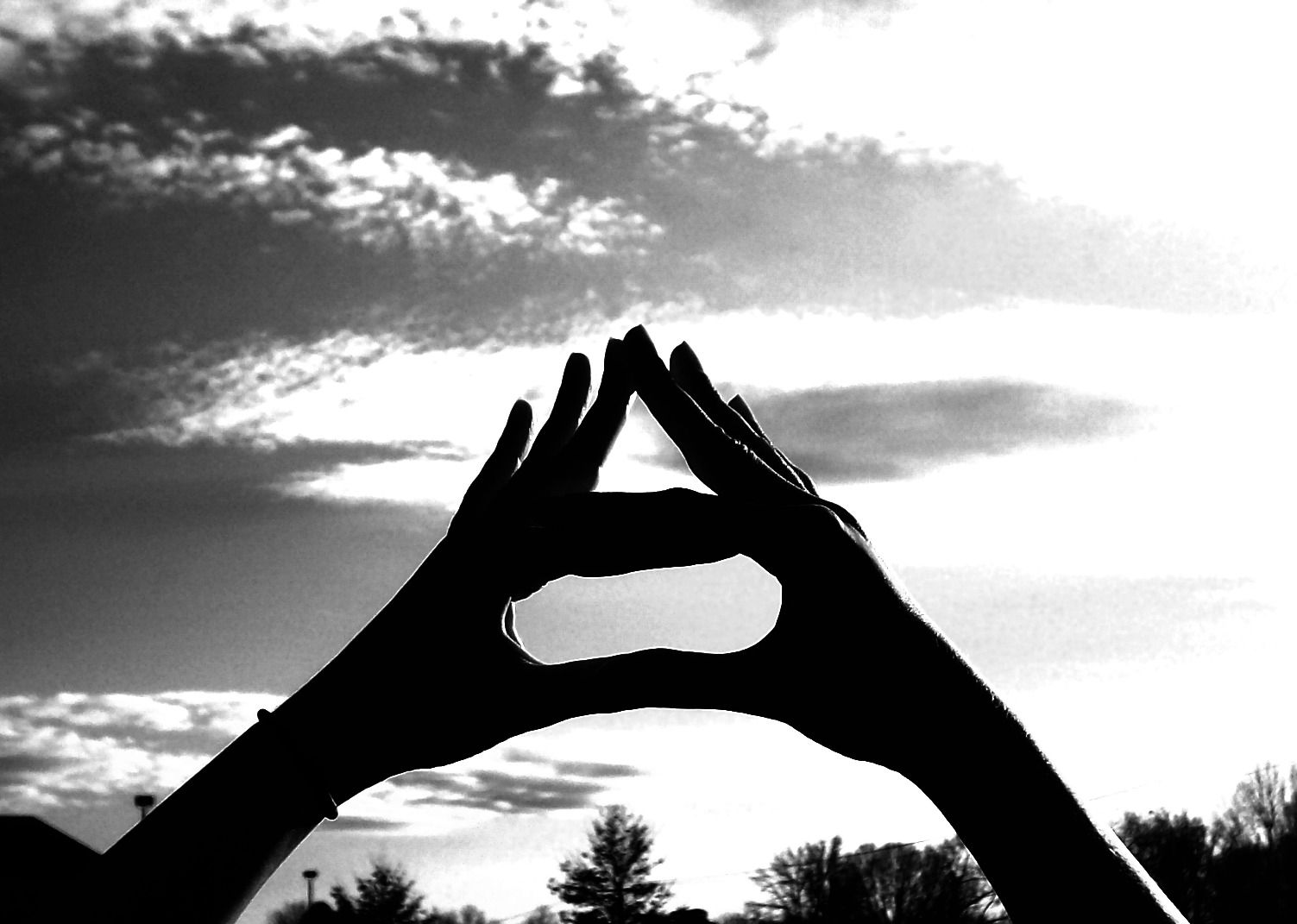 tri sigma hand sign