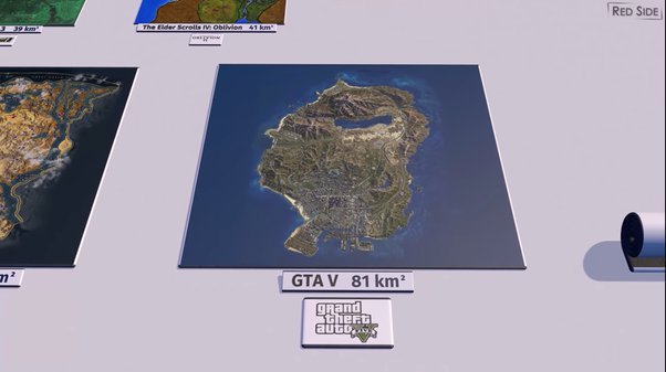 largest video game map