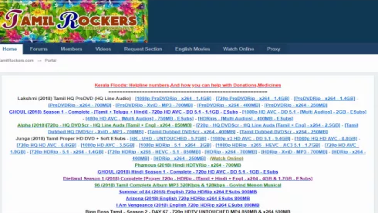 tamilrockers working link