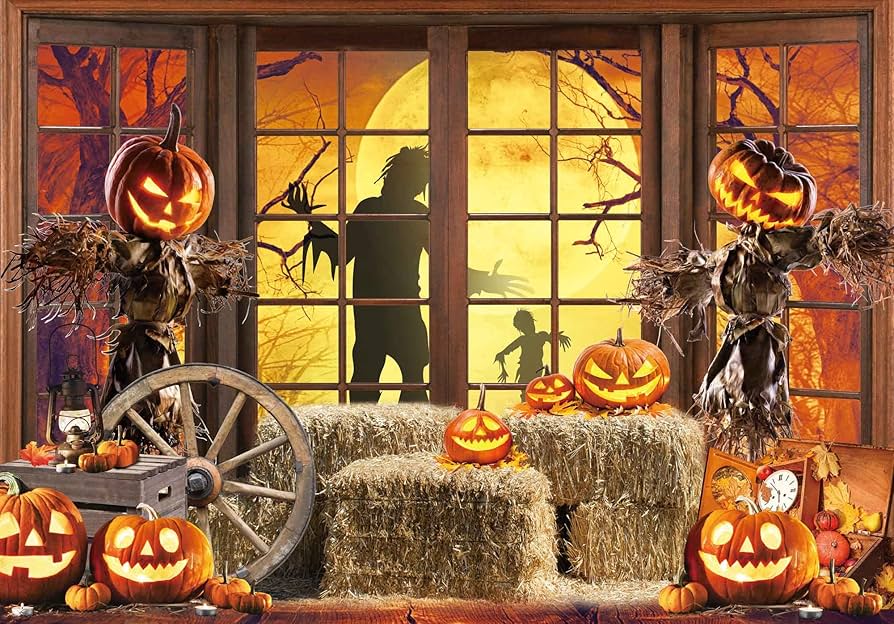 halloween back drop