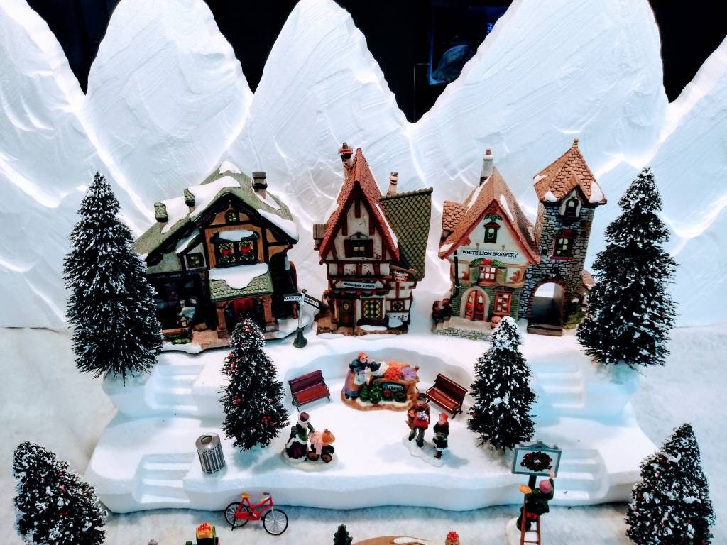 christmas village platforms