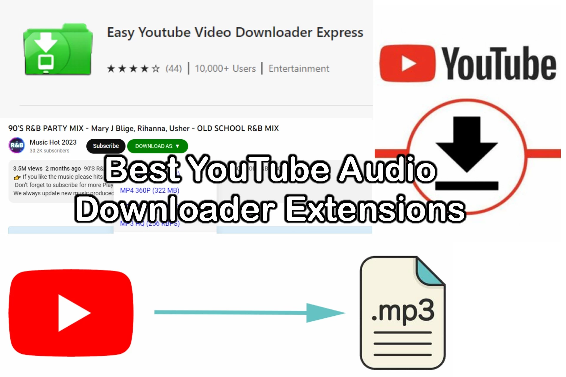 youtube mp3 downloader extension