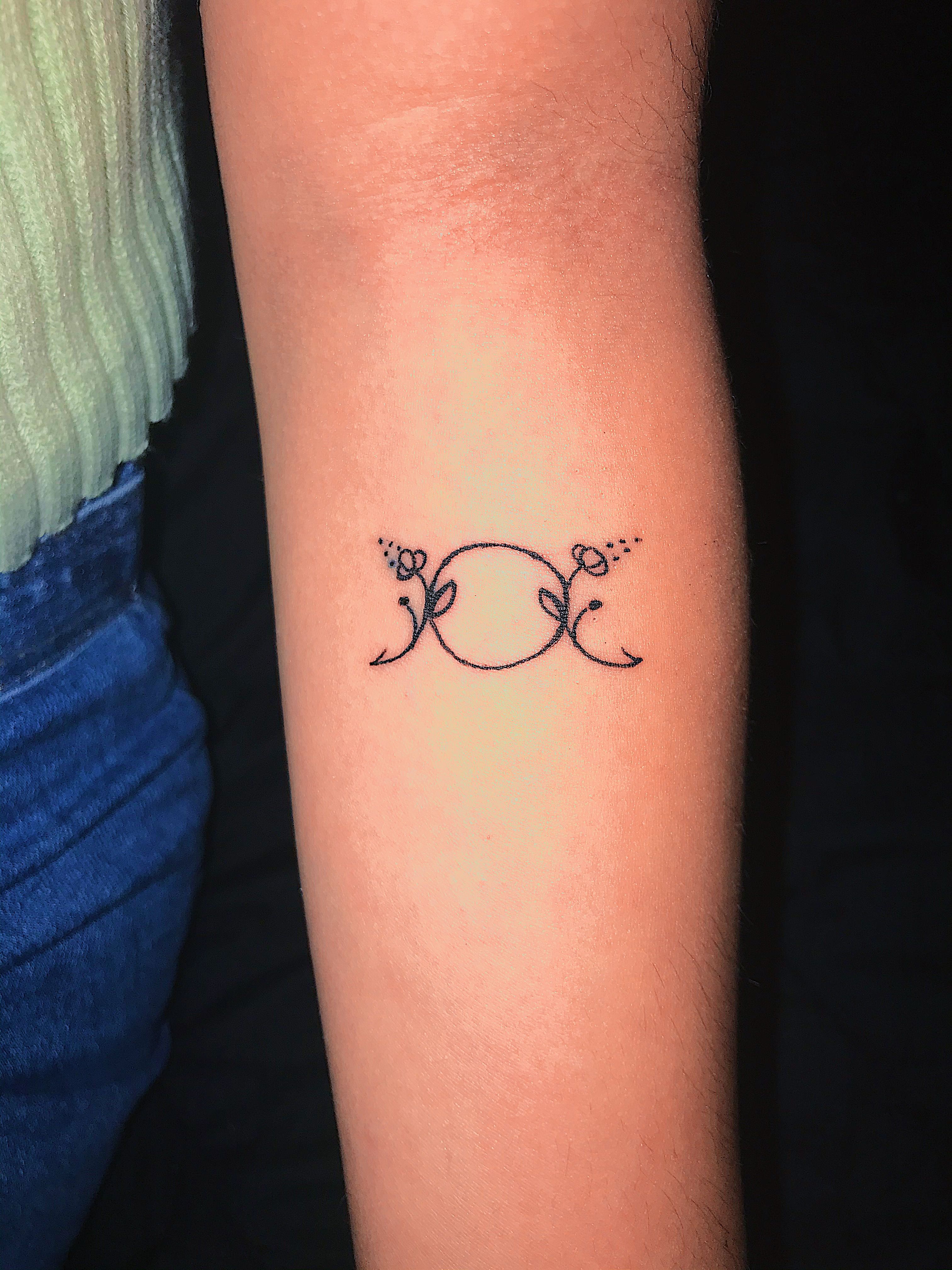 triple moon tattoo