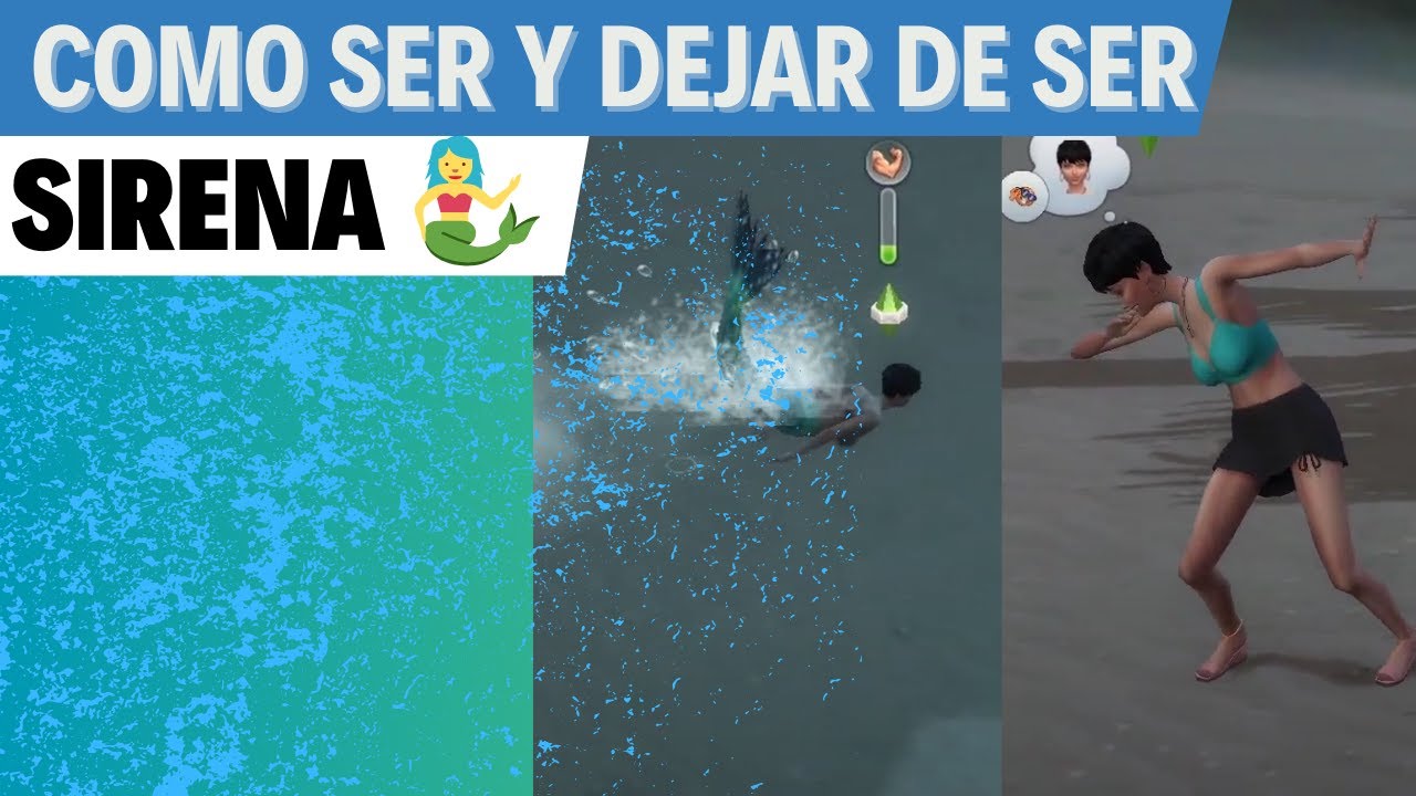 como dejar de ser sirena sims 4