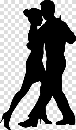 partner dance silhouette