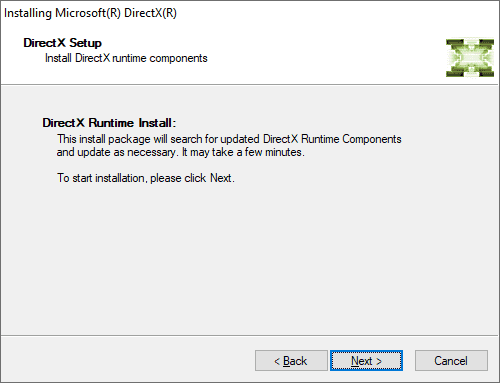 directx runtime