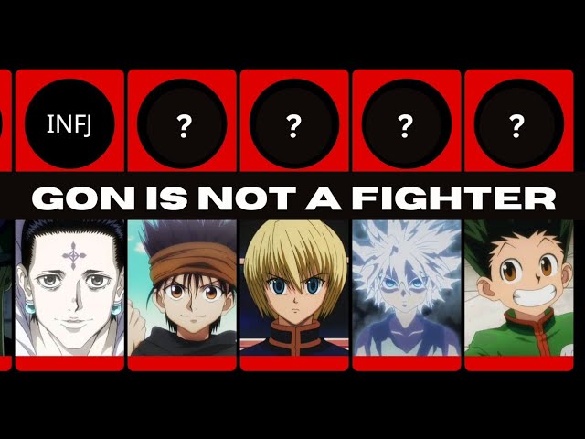 hunter x hunter mbti types