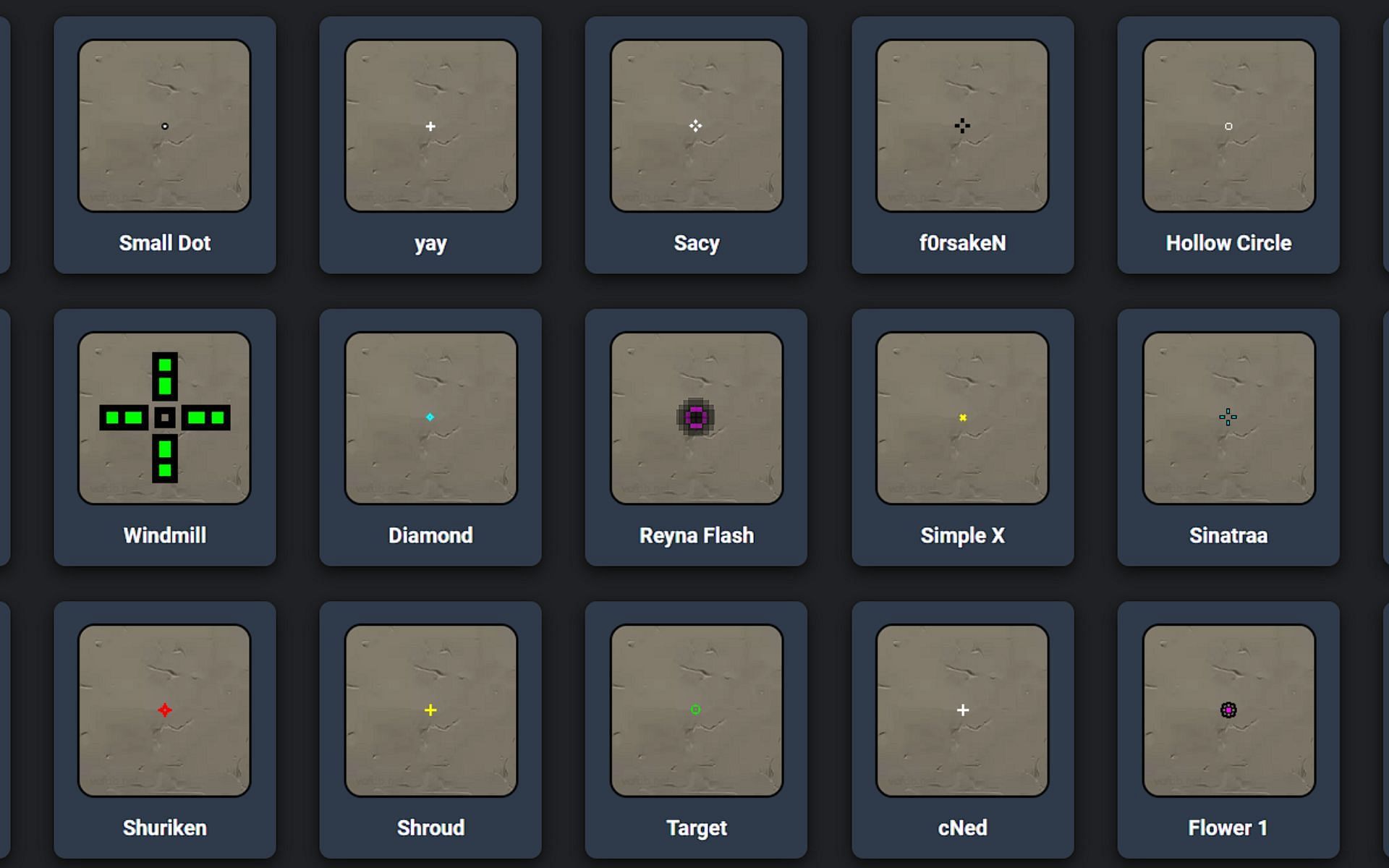 crosshair valorant