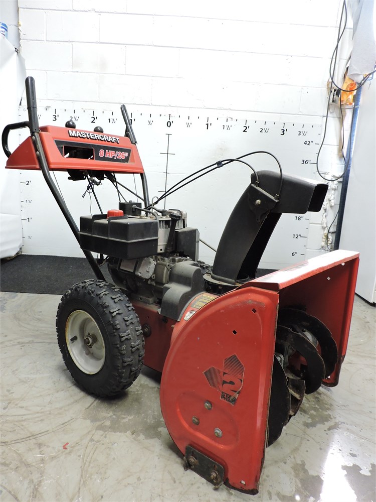 mastercraft snowblower