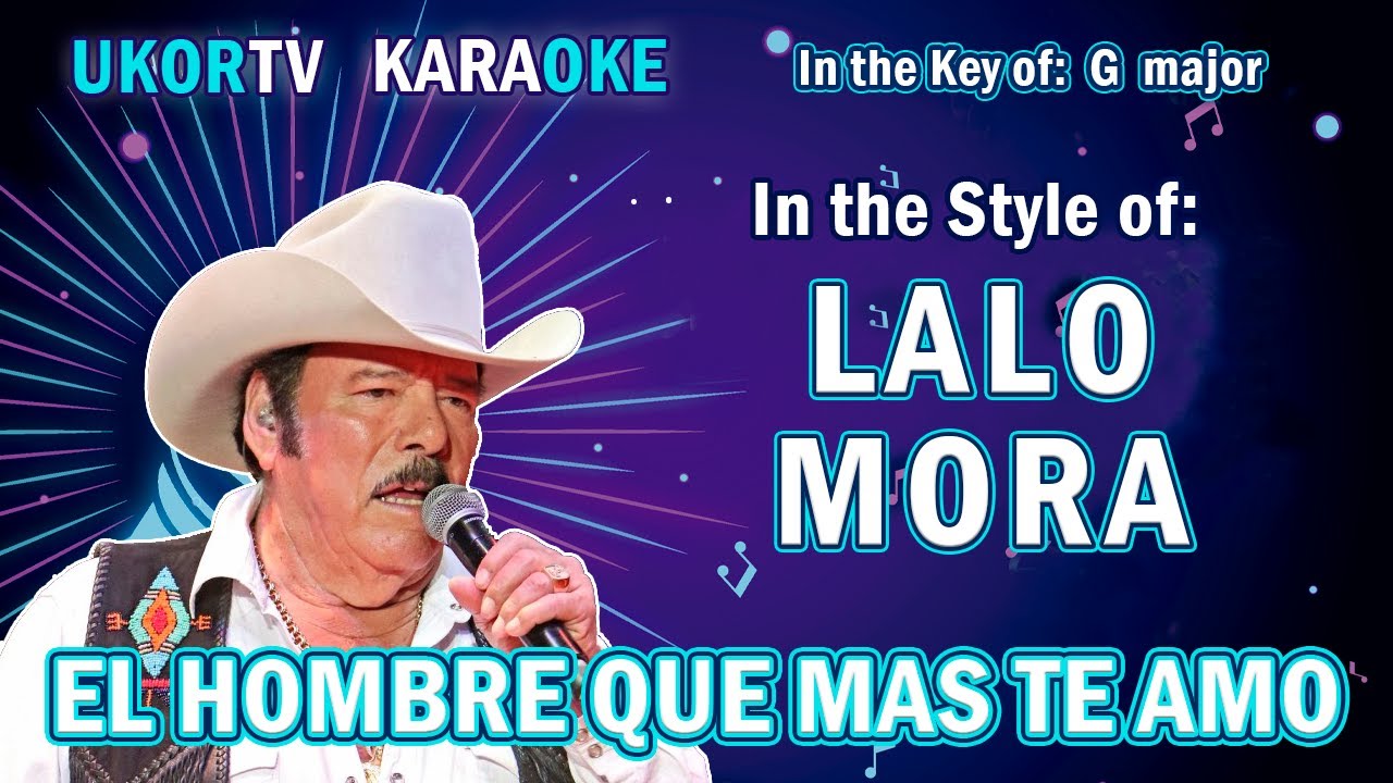 karaoke el hombre q mas te amo