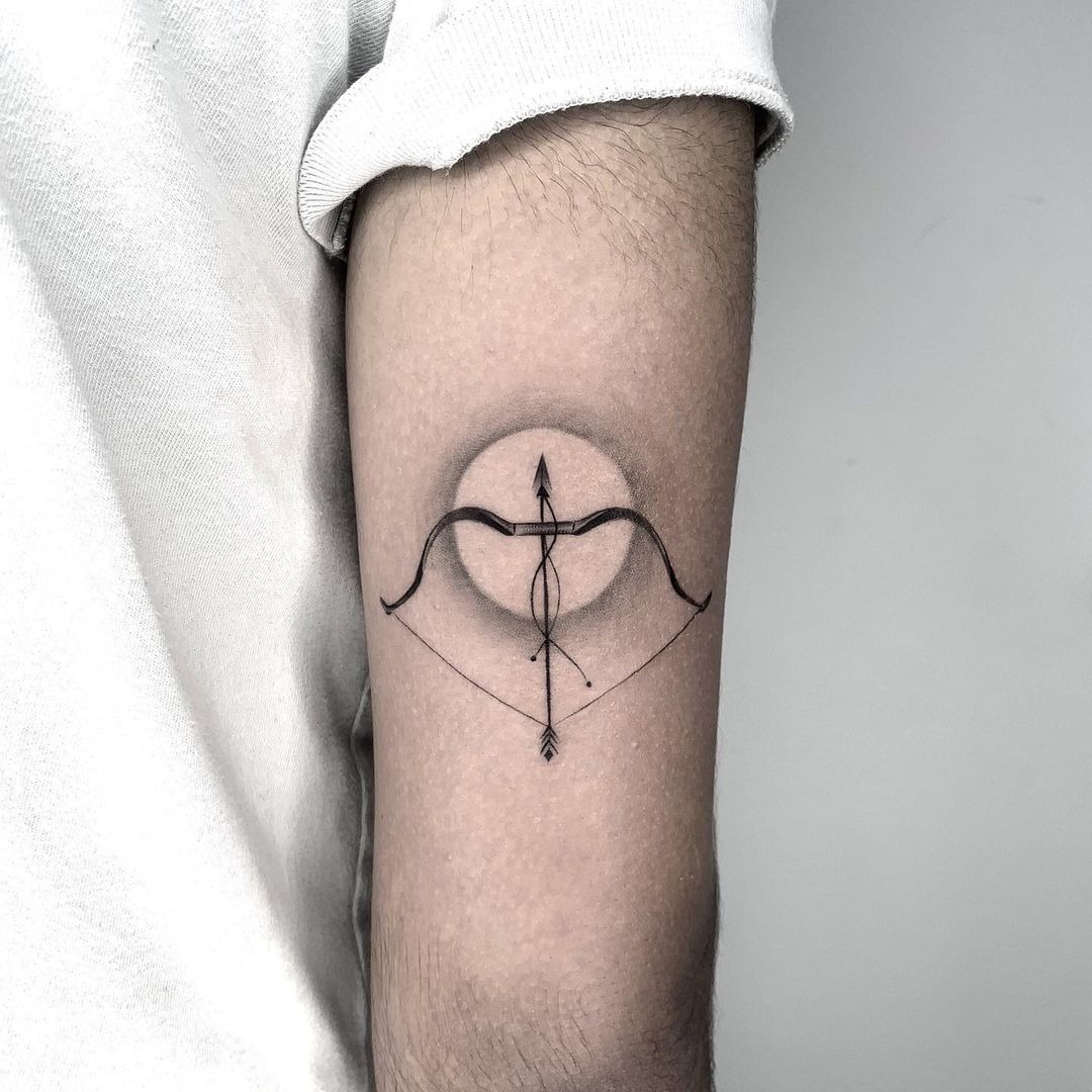 sagittarius sign tattoo