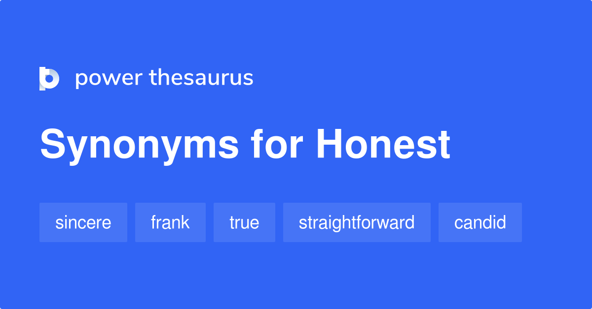 honest thesaurus